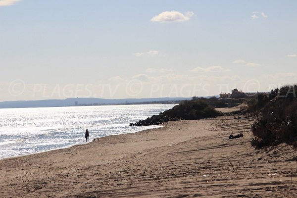 Plage à Vias à proximité de Portiragnes