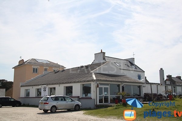 Restaurant à côté de la plage de Melon à Porspoder