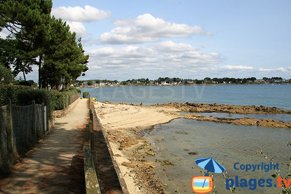 Promenade de la plage 