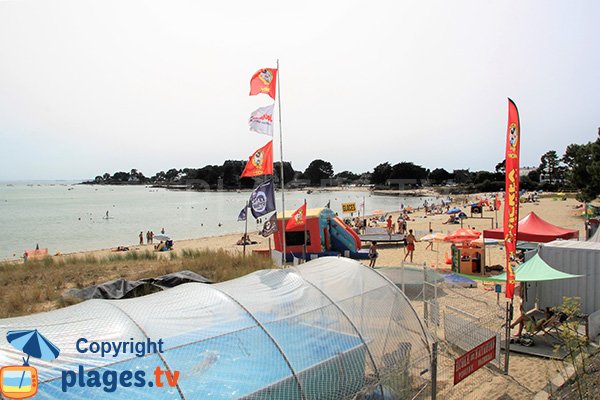 Piscine sur la plage de Men Du - La Trinité sur Mer