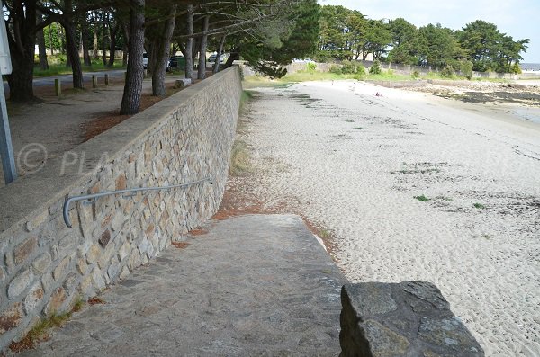 Accès à la plage de Men er Bellec - St Philibert