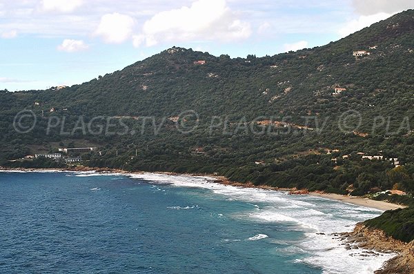 Photo de la crique de Menasina à Cargèse (Corse)