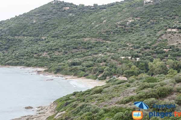 Menasina beach in Cargèse