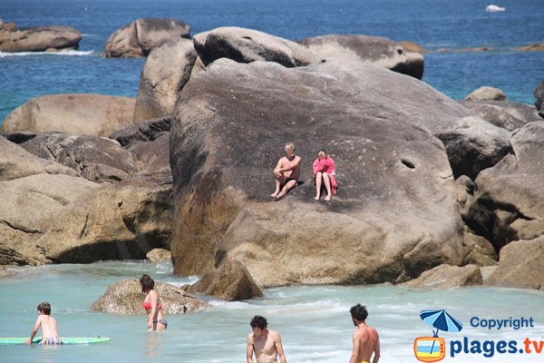 Eau tiède dans le finistère nord - Kerlouan