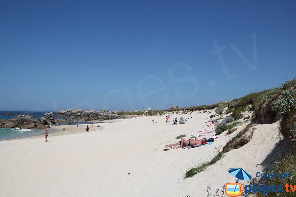 Foto della spiaggia di C'hi Du a Kerlouan