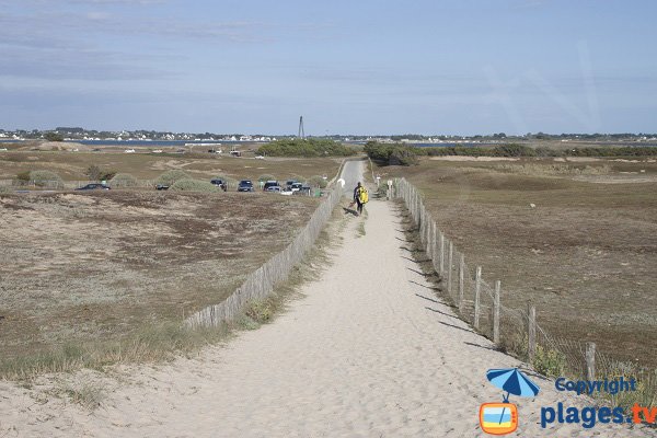 Environment of Mentor Beach in Plouharnel