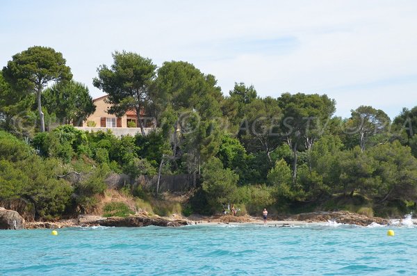 Mère Dieu beach in Bormes les Mimosas