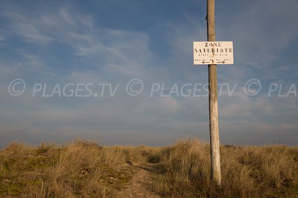 Plage naturiste à Merville Franceville (Calvados)