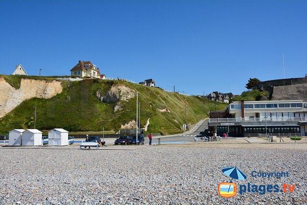 Access to Mesnil Val beach in Normandy