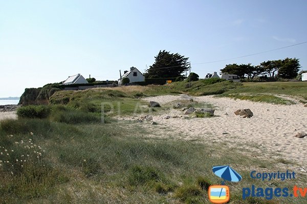 Environnement de la plage de Mesperleuc à Plouhinec