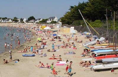 Mesquer beach in France
