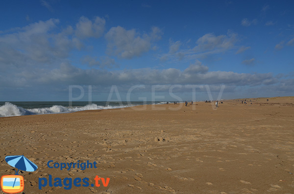 Photo de la plage du Métro à Tarnos