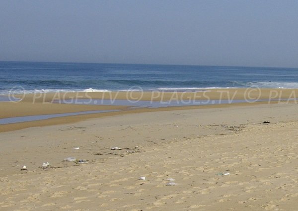 Plage du Métro à Tarnos dans les Landes