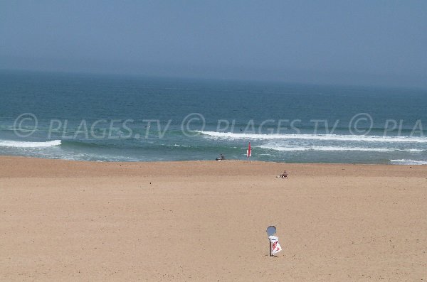 Beach in Tarnos in France