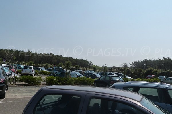 Parking gratuit de la plage du Métro à Tarnos