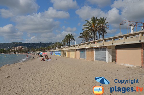 Anciennes plages privées de Golfe Juan