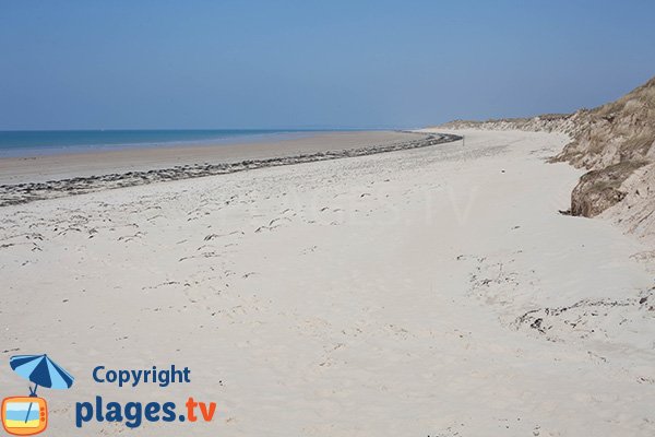 Plage de la Mielle de la Hougue Blanche à Glatigny - Manche