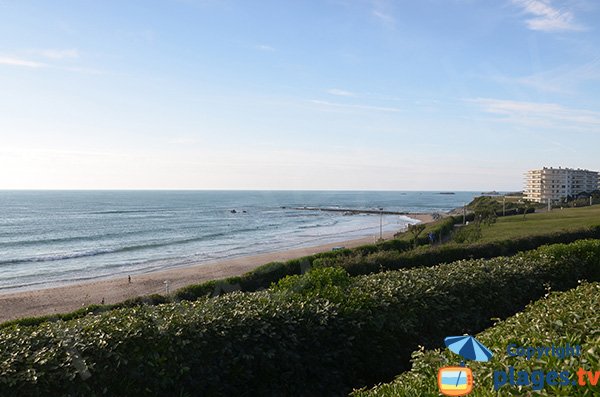 Photo of Milady beach in Biarritz in France