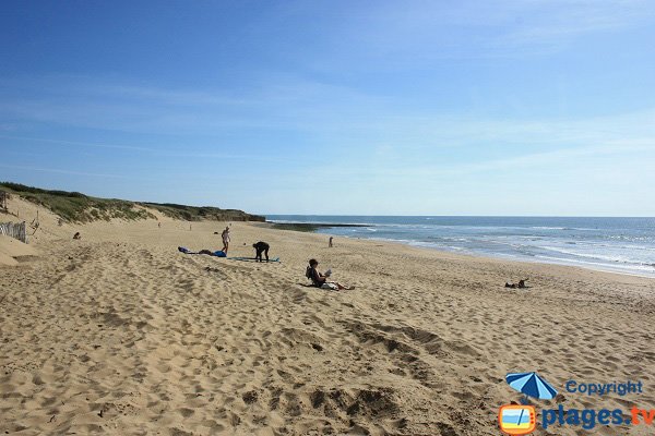 Plage de la Mine à Jard sur Mer