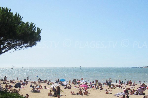 Minimes beach in La Rochelle in France