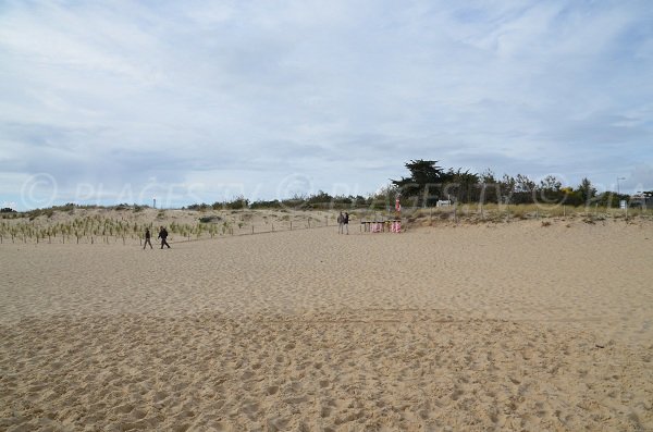 Accès à la plage du Mirador au Cap Ferret