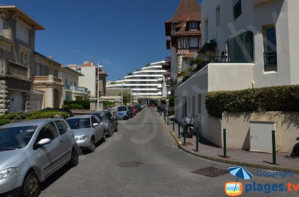 Accès à la plage de Miramar de Biarritz