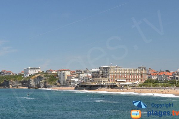 Plage de Miramar et Grande Plage de Biarritz