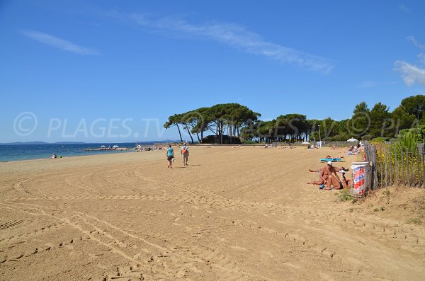 Miramar beach in La Londe les Maures - France