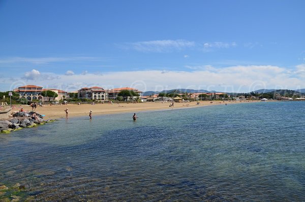 Overview of Miramar beach in La Londe les Maures - South of France