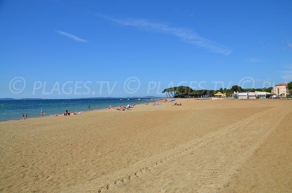 Plage de Miramar à La Londe les Maures