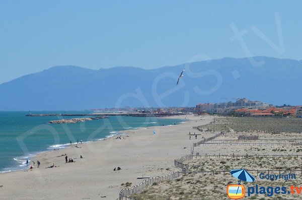 Photo of Miramars beach in Barcarès - France