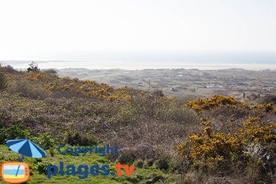 Plage Moitiers d'Allonne depuis Hatainville 