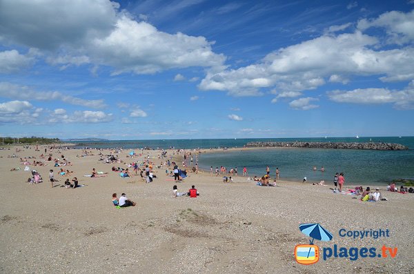 Foto della spiaggia del Mole del Cap d'Agde - Francia