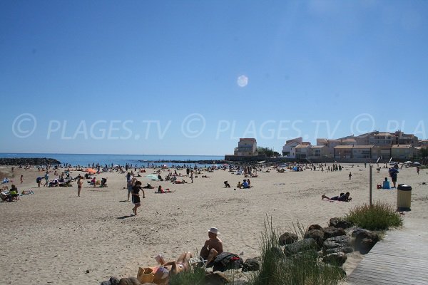 Plage du Môle au Cap d'Agde