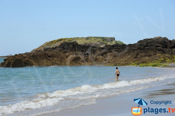 Felsen am Strand Mole - St Malo