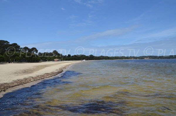 Lake Carcans beach