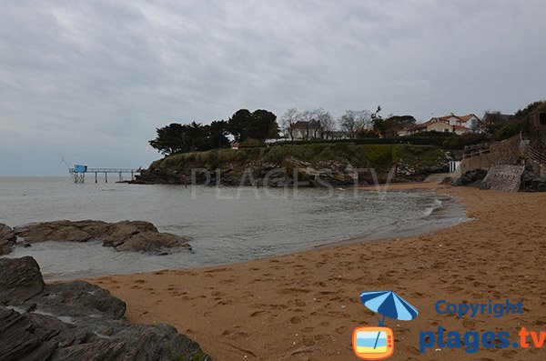 capanna da pesca sulla spiaggia - Pornic