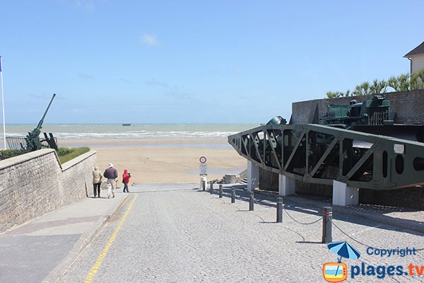 Ramp of Montgomery in Arromanches les Bains