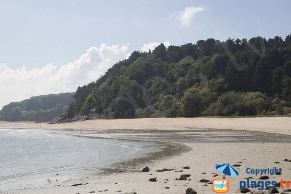 Vaste plage sauvage de sable à Erquy - Champ du Port