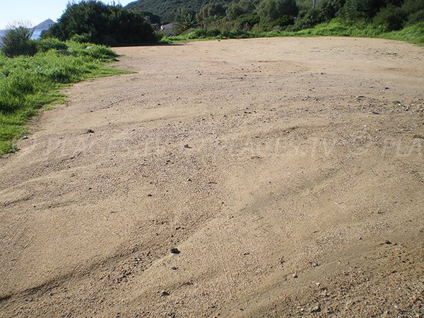 Parking sur la plage Moorea