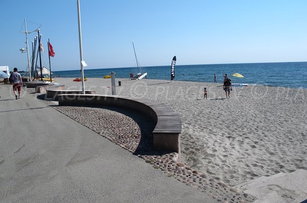 Esplanade in Moriani-Plage - Corsica