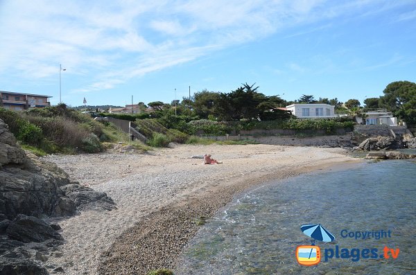 Spiaggia Delle Mouettes sul bordo di Issambres