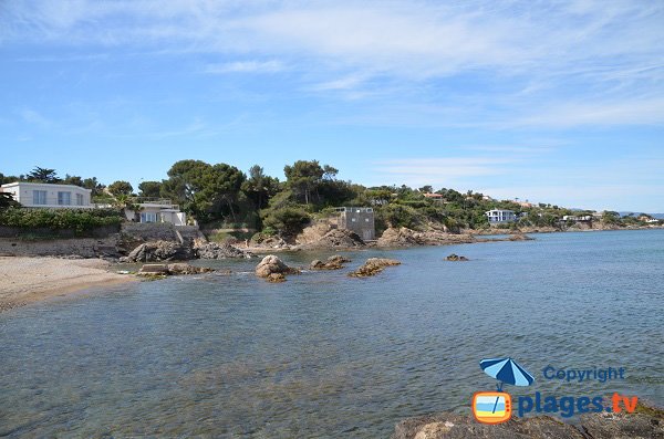 Foto della spiaggia delle Mouette a St Aygulf