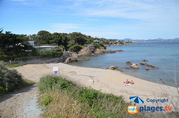 Spiaggia delle Mouettes a Saint Aygulf - Francia