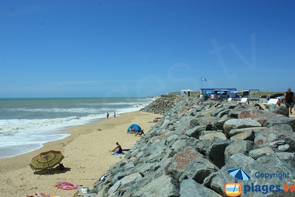 Plage des Mouettes côté nord