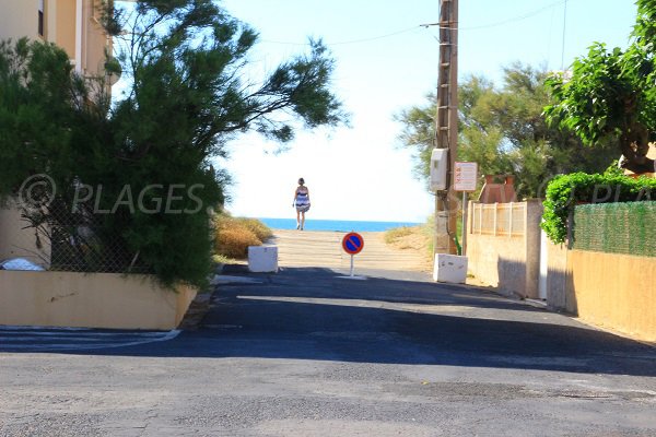 Accesso alla spiaggia di Les Mouettes - Rue de Provence