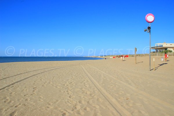 Ambiente di spiaggia a sud di Valras