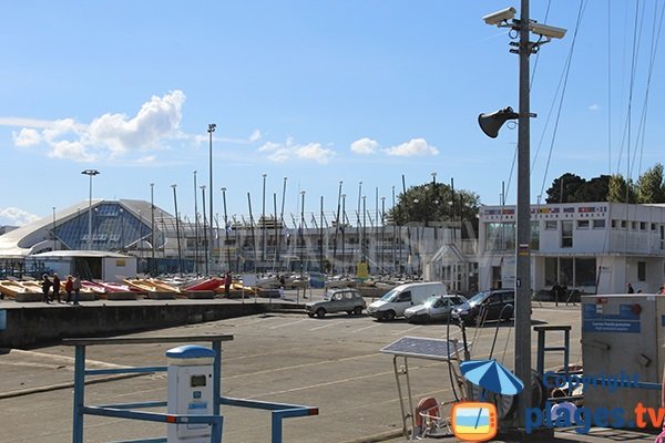 Océanopolis à côté de la plage de Brest