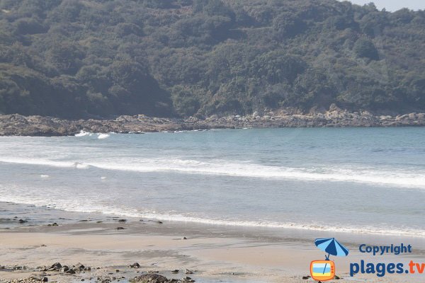 Plage du Moulin de la Rive à Locquirec