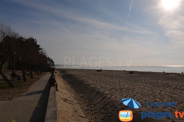 Plage du Moulleau à Arcachon et dune de Pyla